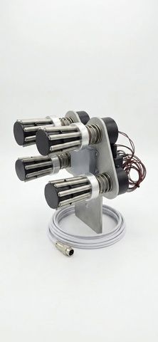 Reticle with electric trigger Dronobiya DBE-4S 4 barrel parts with breech, 4 cartridges