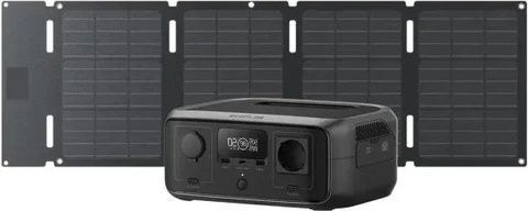 Зарядная станция EcoFlow RIVER 3 UPS 300W/245Wh + солнечная панель 45W EU 14001016 фото