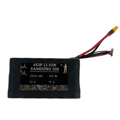 Battery for FPV 6s3p 15,000mAh BattleBorn