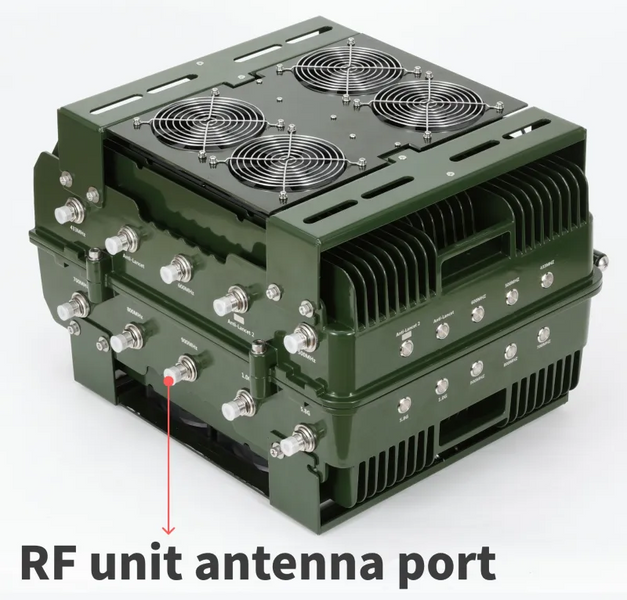 РЕБ захист від БПЛА/FPV на 10 діапазонів 350, 433, 500, 600, 700, 800, 900, 1.0, 2.2, 2.4, 5.8 "AIR Jammer TITAN" 100990 фото