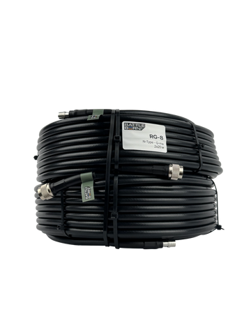 Coaxial cable RG-8 N-Type-QMA 20 m SET (two cables of 20 meters each) battleborn