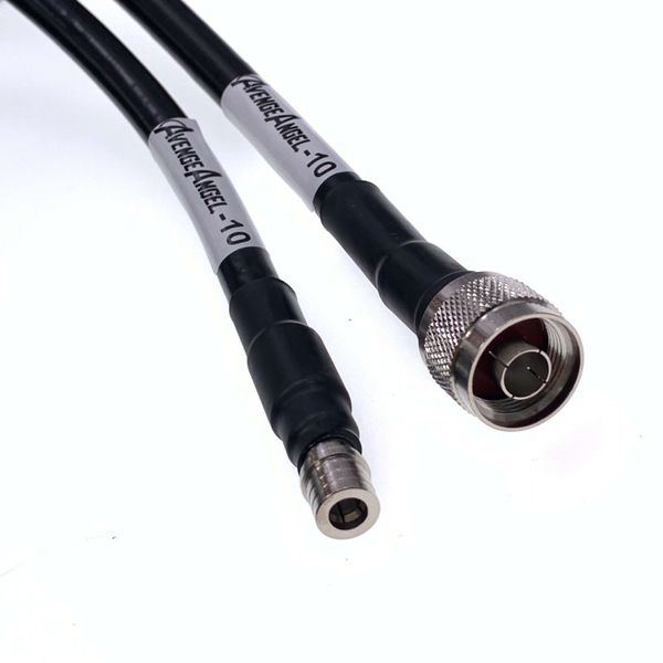 Коаксіальний кабель RG-8 AvengeAngel-10, 20 м, N-TYPE-QMA 100327 фото