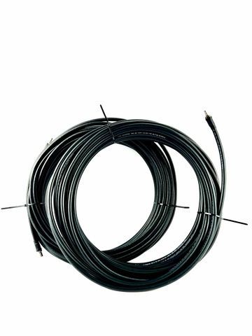 Coaxial cable RG-8 QMA-Male-QMA-Female 20 m SET (two cables of 20 meters each)