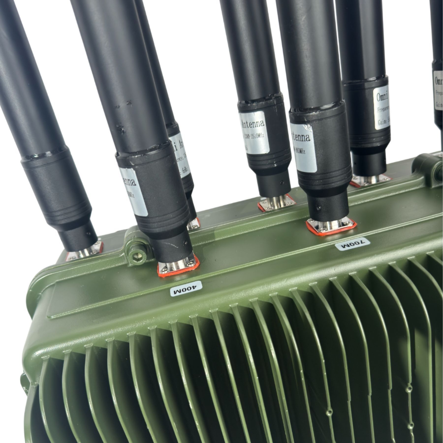 8-band EW system with collinear antennas "AIR Jammer Pro 8" (2 channels at 5.8G, 50 W each)