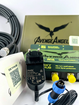 Комплект: виносна антена AvengeAngel Big Hulk plus 2.4G, 5.2G, 5.8