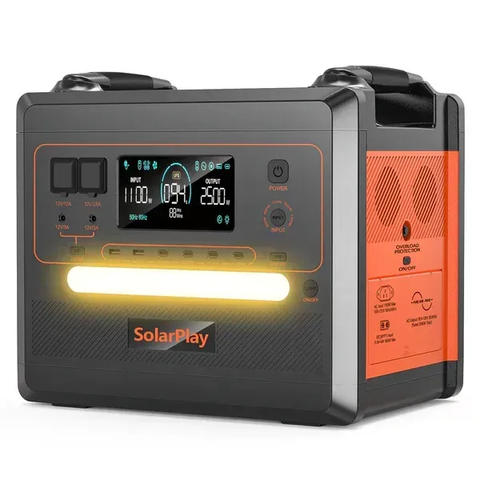 Зарядная станция SOLARPLAY Q2402M (2500 W/2304WH) 14034 фото
