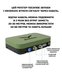 Wired repeater for amplifying and extending cables for signal amplifier antennas