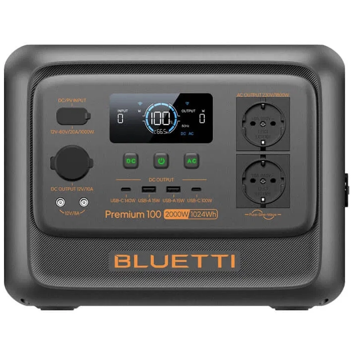 Зарядна станція Bluetti Premium 100 V2, 2000 Вт, 1024 Вт*год 14029 фото