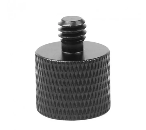 Mounting adapter with 1/4" Male thread to 3/8" Female thread